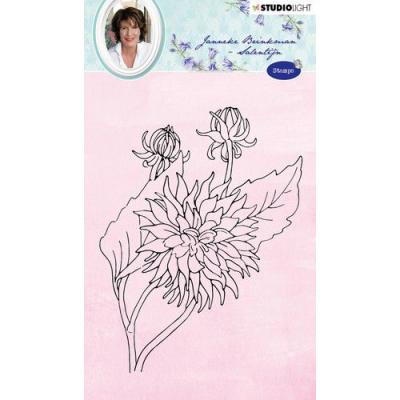 StudioLight Clear Stamp Janneke Brinkman Blumen Nr. 10 - Chrysantheme